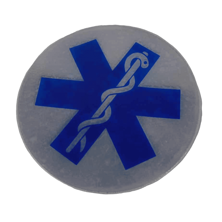 Reflective-Staff-Of-Life-Badge-1 Reflective Staff Of Life Badge