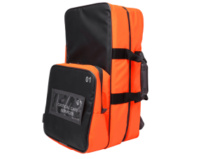 Orange and Black Transfer Backpack