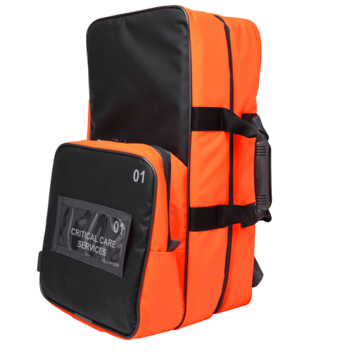 Orange and Black Transfer Backpack