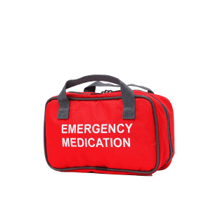 Emergency Medication Pouch 7 Red Emergency Medication Bag 2