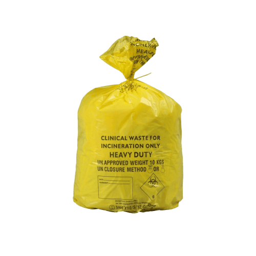Yellow Clinical Waste Bag