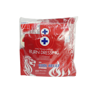 Red Burns First Aid Kit