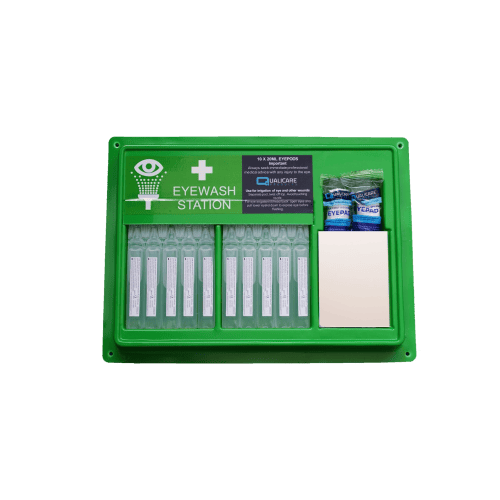 Green Eyewash Station 10 x 20ml