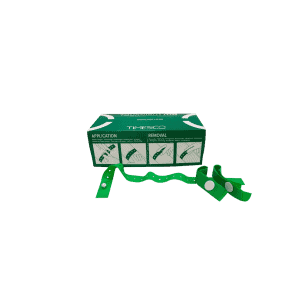 Tournibutton- Single use tourniquet 4 Green Tournibutton- Single use tourniquet