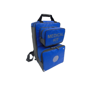 Blue Sports Medical Resus Kit Bag – durable kit bag, professional sports medical bag, and versatile sports backpack designed for organised emergency response.