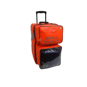 Orange  Emergency Resuscitation Trolley Kit Bag