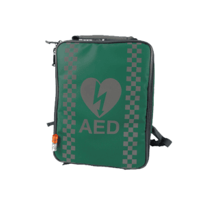 Insulated Protective Defibrillator/AED Backpack 5 Green Insulated Protective Defibrillator/AED Backpack – durable defibrillator bag for Defibrillator UK users, designed to protect and store AED devices safely.