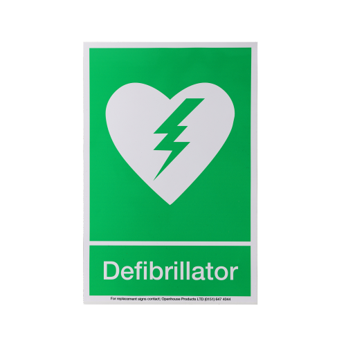 Wall Sticker (A4) - Defibrillator
