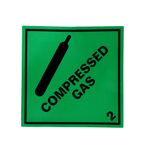 Reflective Compressed Gas Badge