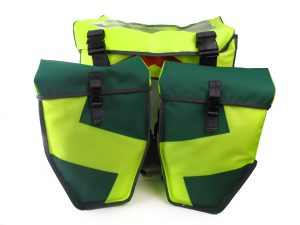 Cycle Response Panniers (CRU) 25 Yellow and Green Cycle Response Panniers (CRU)