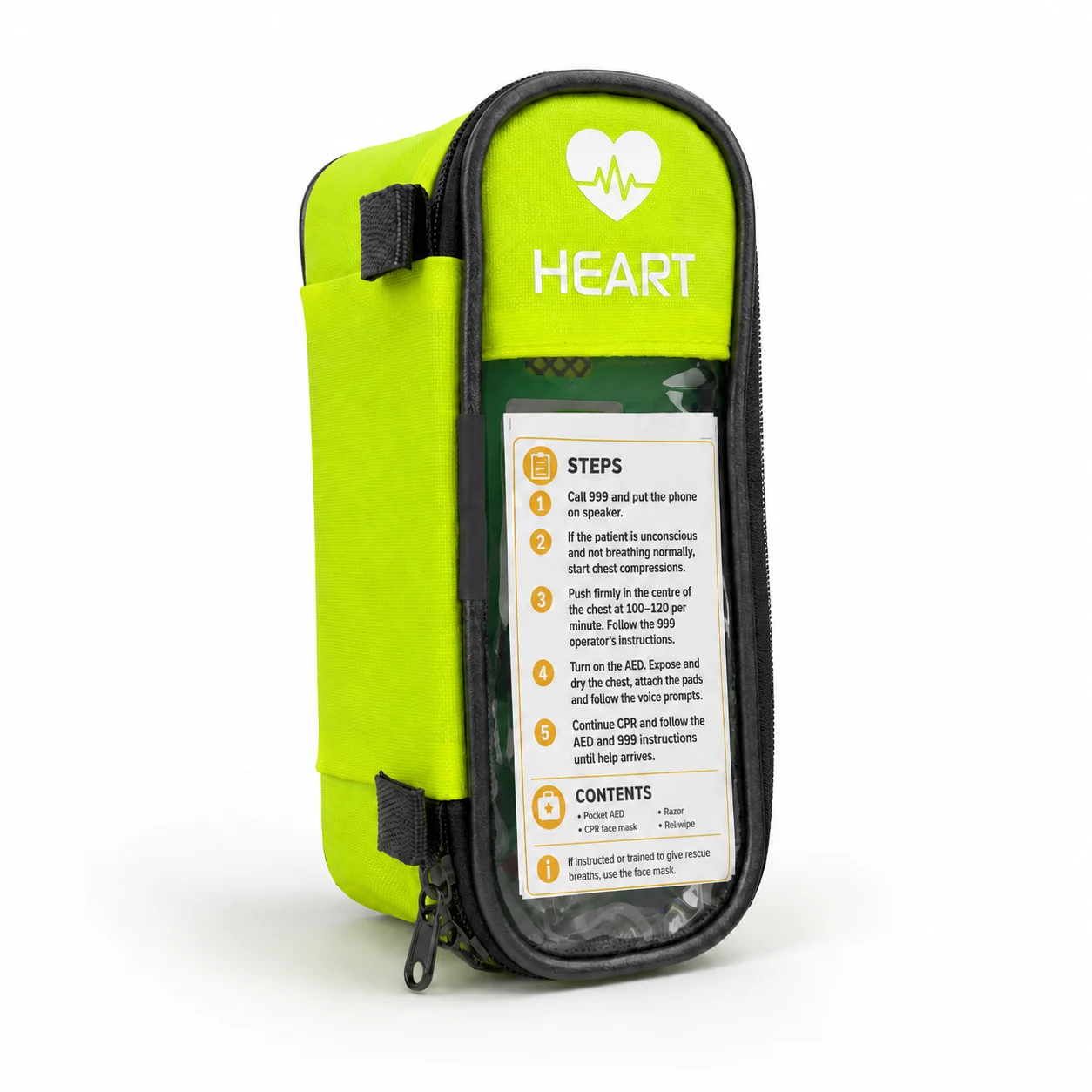 Openhouse First Aid Kit 7 Openhouse First Aid Kit HEART Pouch - Angled View