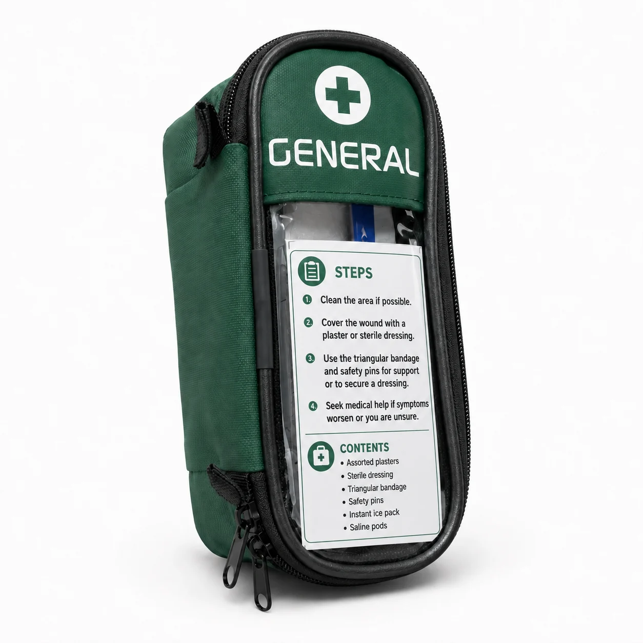 Openhouse First Aid Kit 11 Openhouse First Aid Kit GENERAL Pouch - Angled View